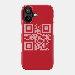 Merry Christmas! Knitted QR Code Phone Case