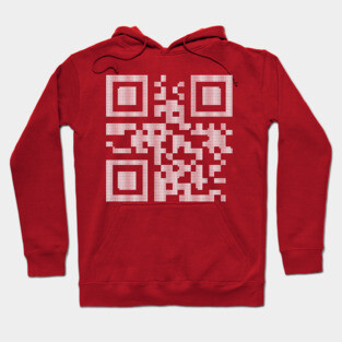 Merry Christmas! Knitted QR Code Hoodie