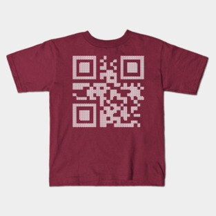 Merry Christmas! Knitted QR Code Kids T-Shirt