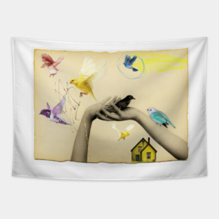 Release and Return Tapestry