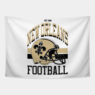 New Orleans Football Tapestry