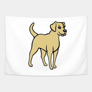 Yellow Labrador Retriever Tapestry