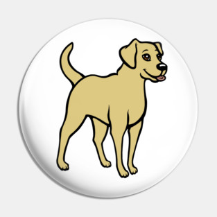 Yellow Labrador Retriever Pin