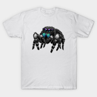 Daring Jumping Spider Phidippus Audax T-Shirt