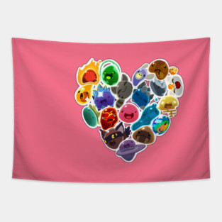 Slime heart Tapestry