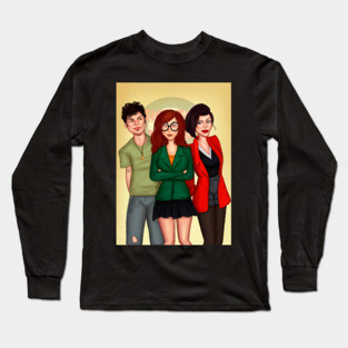 Daria, Jane and Trent Long Sleeve T-Shirt