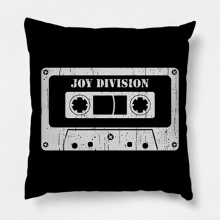 Joy Division - Vintage Cassette White Pillow