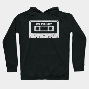 Joy Division - Vintage Cassette White Hoodie