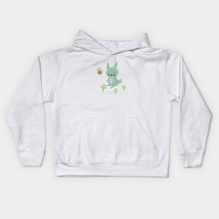 Cute bunny Kids Hoodie
