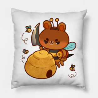 Honeybee Costume Murder Bear Pillow
