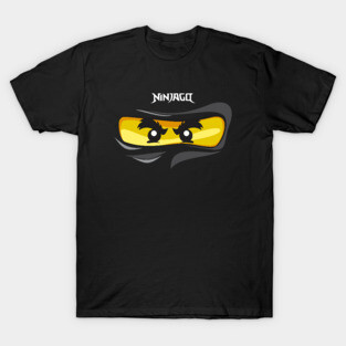Ninjago Eyes BLACK Ninja Cole FanArt FanMade T-Shirt T-Shirt