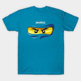 Ninjago Eyes BLUE Ninja JAY Fanmade FanArt T-Shirt T-Shirt