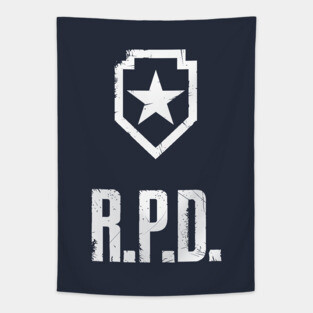 RESIDENT EVIL R.P.D. shield Tapestry