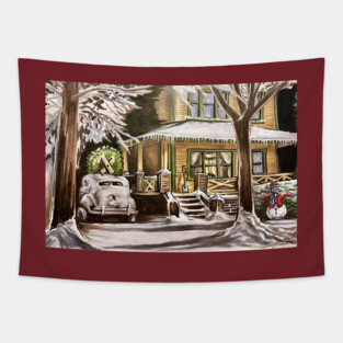 Just a little Christmas Story Tapestry