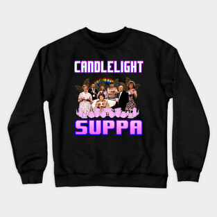 hyacinth buket candlelight supper Crewneck Sweatshirt
