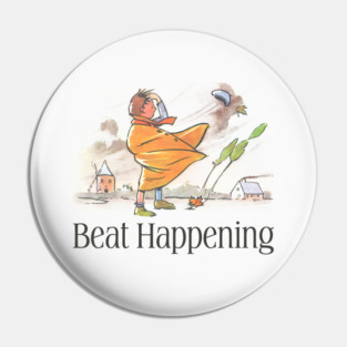 Beat Happening •• Original Fan Tribute Design Pin