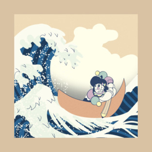Pom Pom and the Great Wave T-Shirt