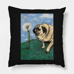 Pug dreams do come true Pillow