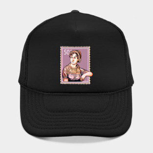 Jane Austen Postage Stamp Hat