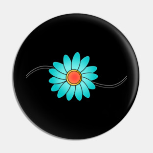 Single Daisy Pin