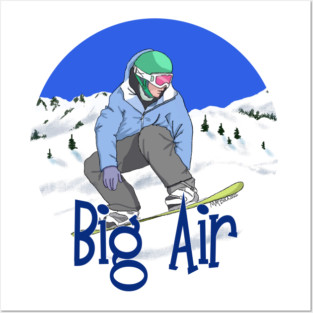 Big Air, Snowboarding Posters and Art