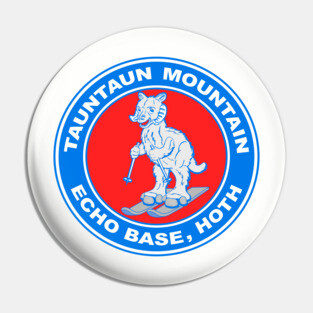 FRONT/BACK PRINT - TAUNTAUN MOUNTIAN Pin