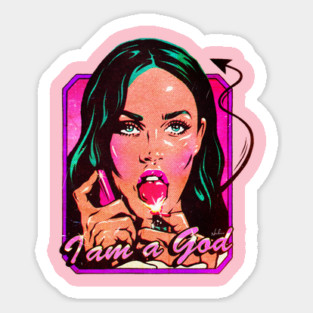 I Am A God Sticker