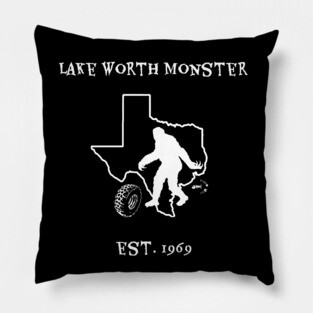 Lake Worth Monster Pillow
