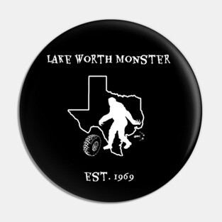 Lake Worth Monster Pin