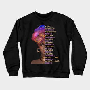 I am beautiful & loved Crewneck Sweatshirt