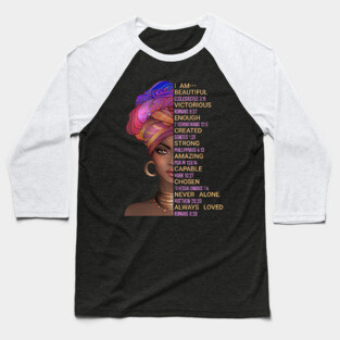 I am beautiful & loved Baseball T-Shirt