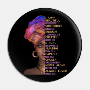 I am beautiful & loved Pin