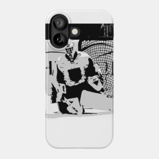 Warming Up - Ice Hockey Goalie Phone Case