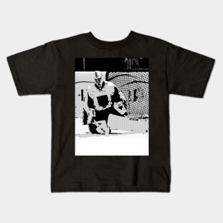 Warming Up - Ice Hockey Goalie Kids T-Shirt