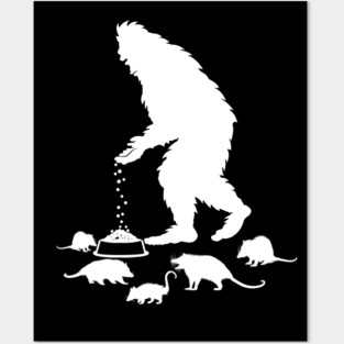 Bigfoot opossum Posters and Art