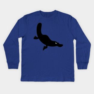 Angry Animals - Platypus Kids Long Sleeve T-Shirt