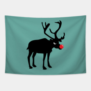Angry Animals: Rudolph the red nosed Reindeer Tapestry