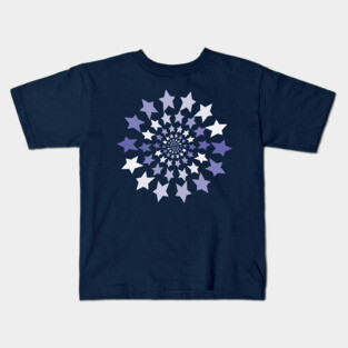 Ever Decreasing Circles of Stars Graphic Kids T-Shirt