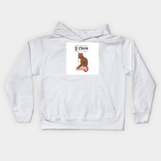Funny Chonky Chonk Cat Kids Hoodie