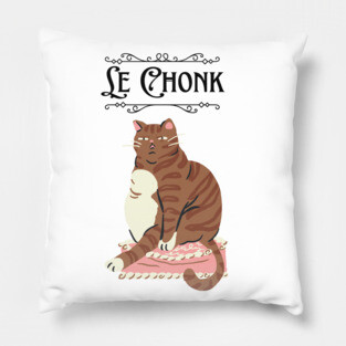 Funny Chonky Chonk Cat Pillow