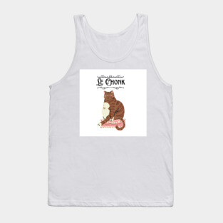 Funny Chonky Chonk Cat Tank Top