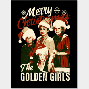 The Golden Girls Merry Christmas Posters and Art