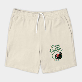Cat merry christmas Shorts