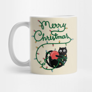 Cat merry christmas Mug