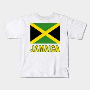 The Pride of Jamaica - Jamaican Flag Design Kids T-Shirt