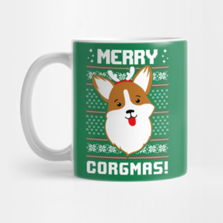 Merry Corgmas Christmas Sweater Corgi Christmas Gift Mug