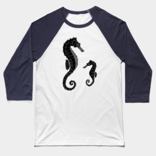Seahorse Baby Baseball T-Shirt