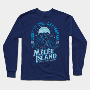 Deep in the Caribbean (blue) Long Sleeve T-Shirt