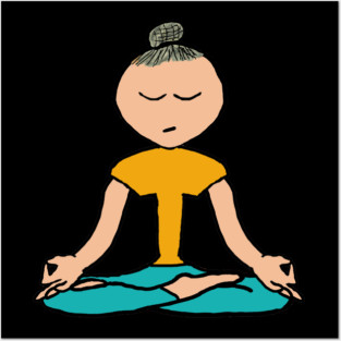 Yoga Pose Posters and Art