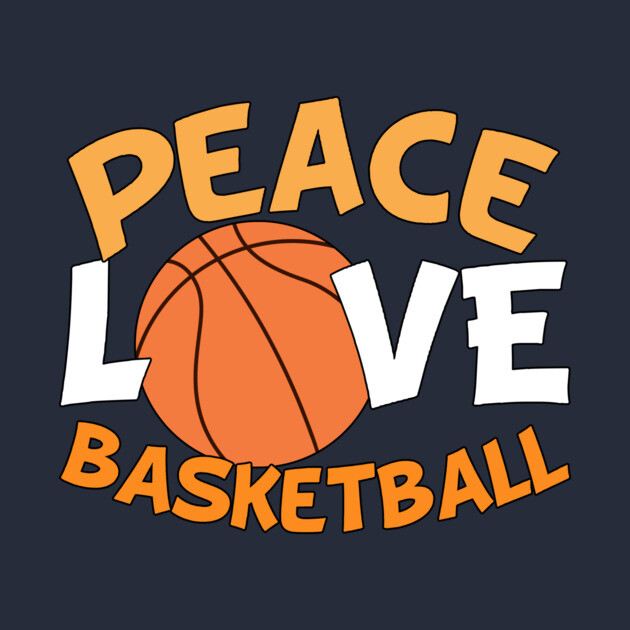 peace love and basketball hoodie